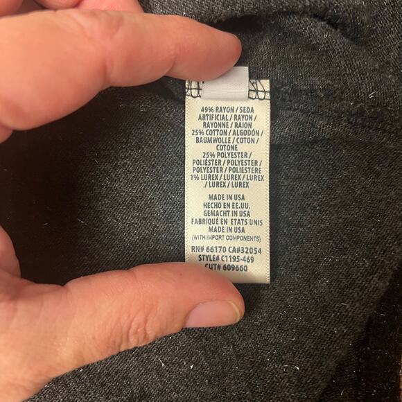 Cloth & Stone Anthropologie Black Short Sleeve Shirt Women's Small - Picture 6 of 15